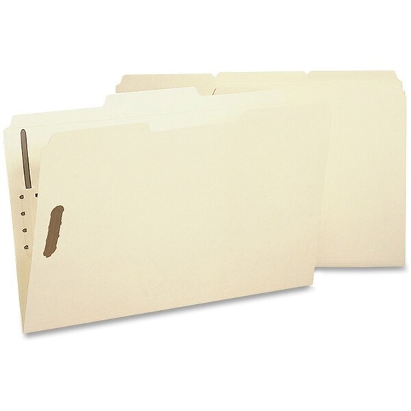 Business Source 2-Ply Tab Manila Legal Fastener Folder, PK50 17231 - main